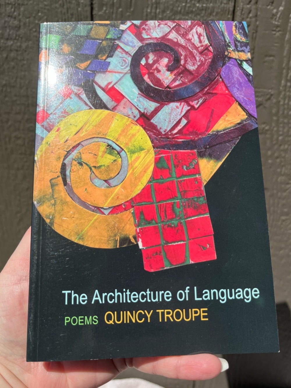 The Architecture of Language Poems by Quincy Troupe TPB 1st printing 1st edition - Picture 1 of 14